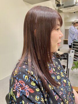 フイ(HUI) 20代30代40代大人可愛い髪質改善カラー艶感ストレート透明感