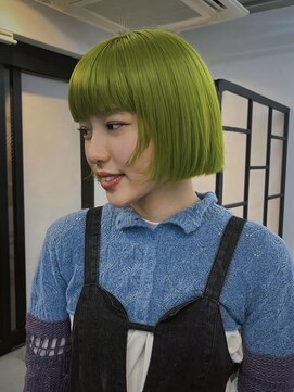 シーカ ニカイ(siika NIKAI) こなれミディ　ネオンライムカラー