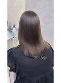 Olive beige/髪質改善/艶髪/ミディアム/レイヤーカット