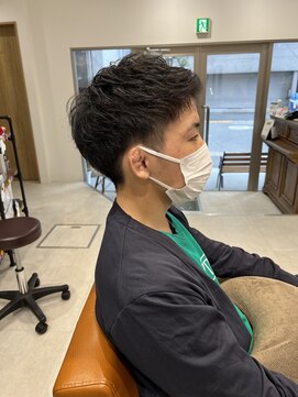 ネイロ 錦糸町(NeiRo) 魅力倍増カールセミディシアーカラーダークアッシュショートヘア