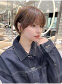 ショート ボブ インナー 艶髪 韓国風 レイヤーカット260