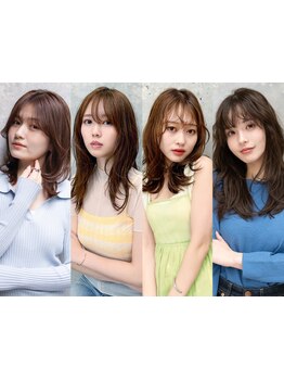 “トレンドヘア”を楽しみながら通い続けやすい価格設定でいつでも可愛い自分に♪