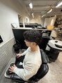 フリーゼアコマキ(FRISEUR)&nbsp;フェード×パーマ男らしいフェードスタイルも人気です♪