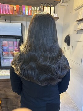 シーン 池袋(scene.) scene.【シーン】【池袋 西口徒歩3分】透け感ネイビーグレージュ