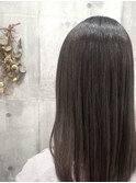 髪質改善トリートメントグレーブラウン