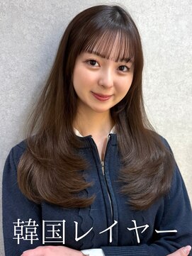 アミー 池袋(Ammy) レイヤーカット/顔周りカット/顔周りレイヤー /韓国風パーマ