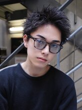 アンサー 渋谷(ANSWER) スパイキーショートツイストスパイラルパーマ短髪ツーブロック