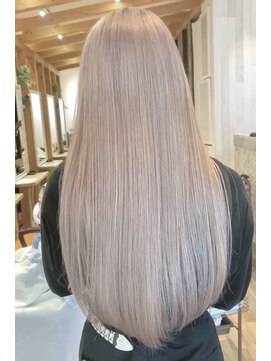 ラグーン(LAGOON) ホワイトミルクティーベージュ/バレイヤージュ/ケアブリーチ