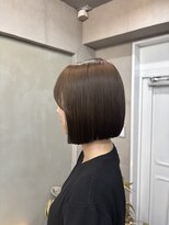 ファビ 渋谷(Fab) くびれヘア/暗めカラー/アプリコットオレンジ/縮毛矯正