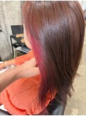 大人ボブレイヤーカットアッシュカラーダブルカラーおしゃれ女子