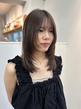 エニエンメイクス 立川(ENIEN MAKE'S) 顔まわりレイヤー、レイヤースタイル、小顔カット