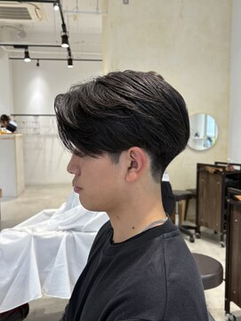 ビューバイネオリーブ 用賀店(Beau'r by neolive) フェザーパーマ刈り上げセンターパート波巻きツイストスパイラル