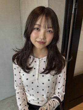 ラヴィズム 長岡店(LUVISM) 韓国/顔周りレイヤー/ダブルカラー/ベージュ/前髪新潟長岡宮関◆