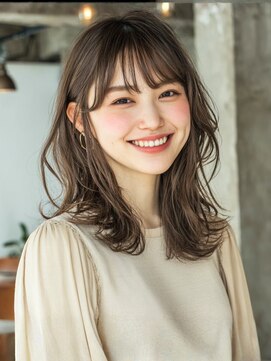 アリーズ(ALLYS) 顔まわりレイヤー/モカブラウン/透明感カラー