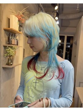 フォート(FORT) ルーツカラー　ブルー　レッド　抜きっぱなし
