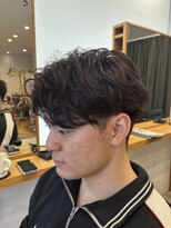 Men’s CANOE 山口小郡店 メンズカット/メンズパーマ/メンズ眉毛【メンズカノエ】 無造作×センターパート