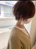 白髪ぼかしで自然に馴染むボブ