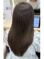 ケンジ 平塚ラスカ店(KENJE) ブラウンベージュ/ブラウンカラー/顔まわりカット/平塚
