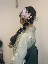 ヘアーアンドメイク アッサンブレ(Hair&Make Assemble)&nbsp;編みおろしアップ
