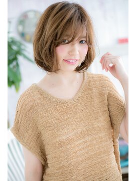 ミック 日暮里店(miq) 斜めバングで目力強調☆ラフミディ