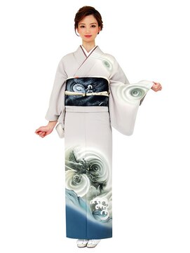 ゲッカビジン(GEKKABIJIN) レンタル訪問着AS70 54000円《東京着物レンタル六本木月下美人》