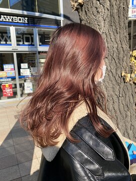 リー 甲子園(Lee) チェリーピンク×ミディアムヘア