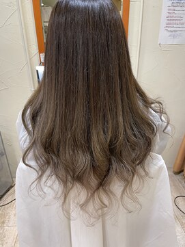 ニーナ ビューティーサロン(NINA Beauty Salon) スモーキーグレーグラデ#エクステ#グラデーション#ロング
