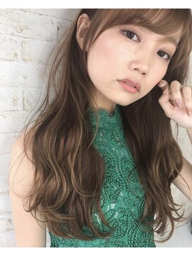 ヒイロ(hiilo.) 大人ハイライト/小顔前髪カット/ダブルアッシュ/顔回りカット