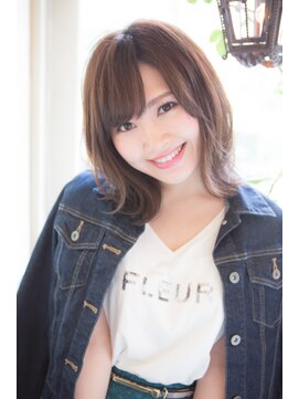 ルーム 大通店(ROOM) ワンカール/ショートボブ/とろみベージュ/顔まわりレイヤー