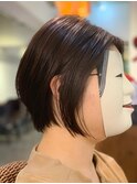 【coma中野】美髪マニッシュショートネイビーカラー