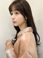 レア 表参道(L'ea)&nbsp;黒髪クラゲヘアーオリーブグレー小顔ココアベージュ