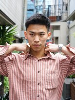 クラスコウベ 三宮店(Krass kobe)&nbsp;MEN’S HAIR束間ショートジェットフェード【上野　竜司】