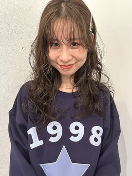 キコ 天神大名西通り店(kico) kico☆セミウエットパーマ×グレーベージュ×カーキベージュ