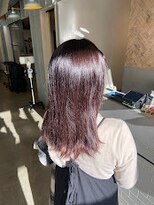 ヘアアンドメイク アース 聖蹟桜ヶ丘店(HAIR&MAKE EARTH) 派手すぎないピンクラベンダー