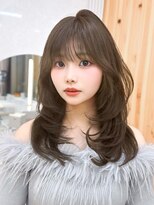 アフロートリノ(AFLOAT Leino) レイヤーカット　韓国ヘア 2way くびれヘア　顔周り/