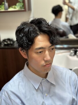 ケースタイル ヘアスタジオ 神保町店(K STYLE HAIR STUDIO) ビジネスパーマ/パーマ/アップバング/メンズパーマ/メンズ