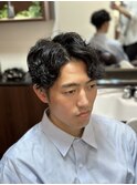 ビジネスパーマ/パーマ/アップバング/メンズパーマ/メンズ
