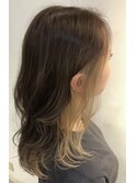20代30代40代大人のハイトーンインナーカラー〇