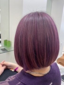 ヘア ポジション HAIR Position 大館西店 BOB×lavender purple