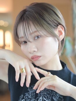 ティーワン 神埼店(T-one)の写真/季節とお客様に似合わせる透明感のあるカラーが人気☆話題のインナーカラーやイヤリングカラーがオススメ♪