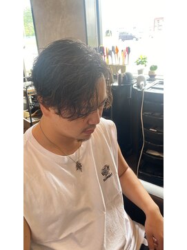 メルシー(merci) 【merci古河店】前下がりパーマスタイル