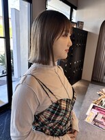 ビーストバイブランカ 刈谷三河安城(BEEst by BLANCA)&nbsp;切りっぱなしボブ×ミルクティーグレージュ