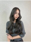 博多/福岡/韓国ヘア/前髪顔周りカット/レイヤー/透明感カラー
