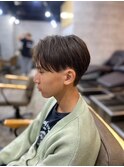 【soy-kufu】MEN'S HAIRアッシュブラックカルマパーマ