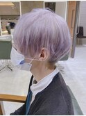 アッシュグレージュカラー  ホワイトカラー　マッシュショート