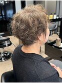 40代50代60代白髪マッシュショートボブ大人美人くびれ髪質改善