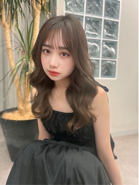 リッカ(LICCA) 【MISAKI】オリーブベージュ/くすみベージュ/韓国ヘア