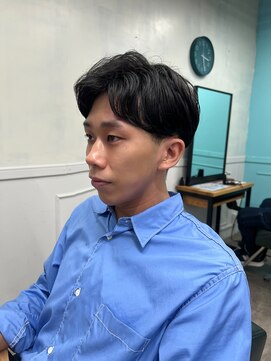 ロフティー 清澄白河(LOFTY) センターパート/ナチュラルパーマ/ニュアンスパーマ/眉毛