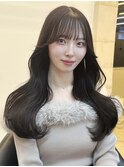人気韓国ヘア レイヤーカット 顔まわりカット 大宮 小顔ヘア