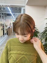 アル 心斎橋(alu)&nbsp;オリーブグレー/小顔に見せるヘア/ココアベージュ